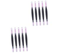 FRCOLOR 10piezas Conjunto Lápiz De Piedra Pómez Para Manicura Removedor De Cutículas De Doble Cabeza Herramienta De Pulido y Limpieza De Uñas Para Uso Profesional y Doméstico