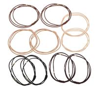 FRCOLOR 10piezas Diadema con Cuentas de Alta Elasticidad Coleteros de Triple Capa para Mujer Gomas Pelo Decorativas para Uso Diario y Eventos Casuales