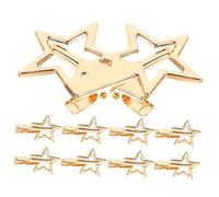FRCOLOR 10piezas Horquilla de Estrella de Metal Accesorios Cabello Lindos Pinzas Cabello Pequeñas para Mujeres y Niñas para Uso Diario el Frente Laterales