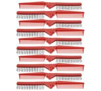 FRCOLOR 10piezas Peine De Pelo Plegable Portátil De Peine De Bolsillo Para Cabello y Rizado Herramienta De De Plástico Para Viajes y Doméstico