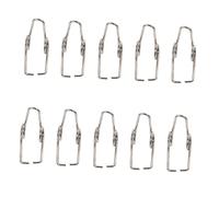 FRCOLOR 10piezas Resorte Válvula de Agua para Trompeta Accesorios de Drenaje Reemplazos de Llave Watergate Uso Instrumentos Musicales