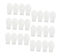 FRCOLOR 12 Pares Guantes Hidratantes de Algodón para Adultos Guantes de Algodón para Manos Secas para Uso Nocturno