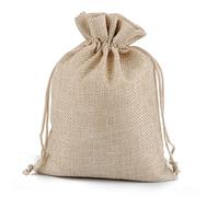 FRCOLOR 12 Piezas Bolsa Cordón De Arpillera Transpirable Unidades De Bolsa Para Guardar Joyas Para Navidad