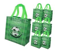 FRCOLOR 12 Piezas Bolsa De De Fútbol Favor Cajas Fiesta Bolsas Para Bolsa Merienda Bolso Tote Bolsas De Contenedor De Bolsas De Almacenamiento Tela No Tejida