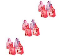 FRCOLOR 12 Piezas Bolsa De Del Día De La Bolsas De Embalaje Para Floristería Bolsas De Almacenamiento De Grandes De Medianas Tela No Tejida