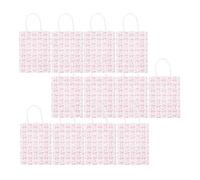 FRCOLOR 12 Piezas Bolsa de Obsequio Rosa con Asas y Lazo Elegante, Reutilizable Papel, Adecuado para Fiestas Casuales y Cumpleaños