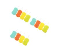 FRCOLOR 12 Piezas depurador de cuerpo de ducha esponja de lufa esponjas almohadilla exfoliante almohadilla de esponja de ducha tómate un baño estera de esponja algas marinas