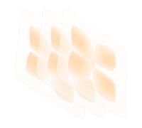 FRCOLOR 12 Piezas Patch De Elfos De Silicona Accesorio Facial En Forma De v Posture Corrector Tapes Pegatinas Correctores De Postura Palos De Las Orejas Beige Gel De Sílice