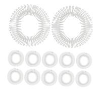FRCOLOR 12 Piezas Peines Circulares de Invisibles y Flexibles para Detrás Cabeza Clips Cómodos para Mujeres para Cabello Despeinado