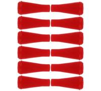 FRCOLOR 12 Puntas de Flecha de Goma Suave para Práctica de Tiro, Seguras y Protectoras del Objetivo, Color Rojo para Juegos de Arquería