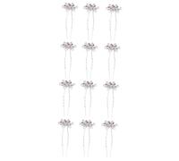 FRCOLOR 12 unidades de horquillas para el pelo, horquillas para el pelo, horquillas para mujer, tocado de diamantes de imitación, accesorios para el cabello para novias