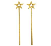 FRCOLOR 12 varitas de Princesa con Forma de Estrella, Accesorio de Disfraz | Varitas de hadas de cinco puntas para niñas, accesorio para disfraces, para cosplay, accesorios para fotos de hadas y