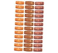 FRCOLOR 120 Piezas Anillos De Trenza De Pelo Rastas Manguito Tubos Joyas De Pelo De Madera Accesorios De La Judería De Cuentas De Rastas Cuentas De Tubo De Pelo De Madera Metal Pulsera