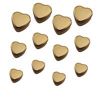 FRCOLOR 12piezas Caja De Hojalata Corazón Para y Galletas Unidades Almacenamiento Ligero y Duradero
