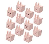 FRCOLOR 12piezas Caja Para Guardar De Conejo Diseño De Pascua Unidades Para Fiestas