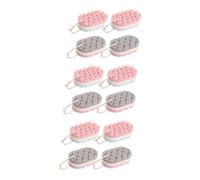 FRCOLOR 12piezas Esponjas Exfoliantes De De Unidades Toallas Para Cuerpo y Espalda De Limpieza Aleatorios Doméstico