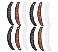 FRCOLOR 12piezas Horquillas Banana Para Pelo Rizado Pinzas y Cómodas Accesorio Para Mujeres