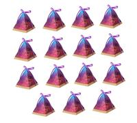 FRCOLOR 15 Cajas De Papel Para Envolver En Forma De Pirámide Cajas De Para Bodas Aniversarios Y Compromisos