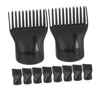 FRCOLOR 15 Piezas Consejos para peinar el cabello accesorio secador de pelo para secador de pelo accesorio de peine para secador de pelo peine secador de pelo el plastico Black
