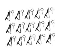 FRCOLOR 15 Piezas Kit de Clips de Micrófono Lavalier de Metal Accesorios Duraderos para Entrevistas Videoconferencias y Grabaciones Clips Ajustables y Compatibles con Múltiples Modelos
