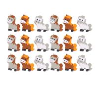 FRCOLOR 150 gomas de borrar con diseño de caballos - Mini gomas de borrar con figuras de animales de dibujos animados - Premio escolar para profesores - Artículos de papelería kawaii para fiestas -
