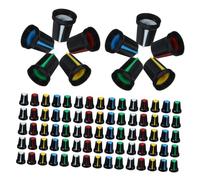 FRCOLOR 150piezas Tapas De Perillas Giratorias De Potenciómetro Perilla De Control De Volumen De Compatible Con Consolas Mezcladoras De Audio Tapa De Plástico Para Manija De Guitarra