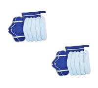 FRCOLOR 16 Piezas almohadillas de mamá Toalla higiénica lavable Toalla sanitaria lavable paño de mamá lavable compresas menstruales reutilizables compresas menstruales de tela