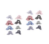 FRCOLOR 16 Piezas Liga para el cabello scrunchies hair band hair topper lazo de pelo elástico lazo para el cabello de niña titular de la de caballo