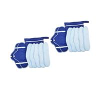 FRCOLOR 16 unidades de compresas sanitarias lavables de tela para menstruación, compresas menstruales, compresas menstruales de tela, almohadillas para maternidad, almohadilla menstrual, toalla de tía