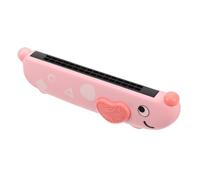 FRCOLOR 16agujero Armónica Infantil de Lavable de Juguete Musical Educativo Fiesta y Entrenamiento de Respiración Dibujos Animados