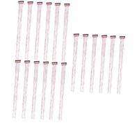 FRCOLOR 18 piezas brillante clip peluca accesorios para el cabello accesorios accesorios para el cabello pelucas espumoso pelo espumoso extensiones de cabello rayo línea metálica alargar suite mujer