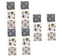 FRCOLOR 18 Piezas Paquete De Toallas Higiénicas Bolsa De Compresas De Tela Menstrual Linda Billetera Toallas Sanitarias Neceser Para Carteras Con Para Mini Algodón