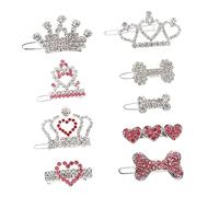 FRCOLOR 18 Piezas sombreros para mascotas accesorios fiesta complementos fiesta pinzas decorativas para el cabello pinzas para el cabello para niñas tiara pasadores de pelo tocado de