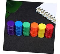 FRCOLOR 180 Piezas Fichas de Póker Multicolores para Mesa Discos Contadores Pequeños para Fiestas y Aprendizaje Matemático