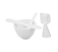 FRCOLOR 1juego Cuencos De Silicona Para Mezclar Faciales Cucharita Medidora Accesorios Para Belleza y Cuidado Piel Para Salones y Uso Casa