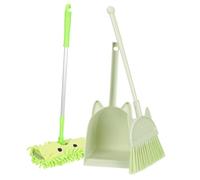 FRCOLOR 1Juego Escoba y Trapeador Infantil para Limpieza Educativo con Accesorios de Juguete para Actividades de Hijos para y Aprendizaje Divertido Casa