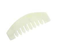FRCOLOR 1pieza Peine De Jade Para Masaje Escalpóreo y Cuerpo Herramienta De Rasguño y Masaje Diseño Antiestático Portátil y Elegante Para Cuidado Del Cabello y Relajación