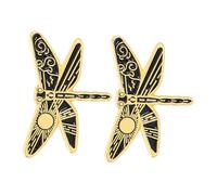 FRCOLOR 2 Broches De Libélula Broches Artesanales Imperdibles Decoración De Metal Para Cárdigan Vestido Camisa Manualidades Decorativas Alfiler Para Cuello De Camisa Broche