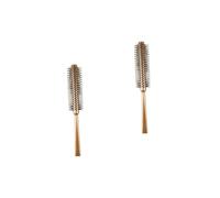 FRCOLOR 2 Cepillos De Viaje Portátiles Para Rizar El Cabello Peinarlo Y Secarlo Con Secador Para Mujeres Y Hombres Con Puntos Redondos Grandes.