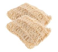 FRCOLOR 2 Esponjas De Lufa Para Baño Exfoliantes Para Ducha Para Piel Seca Esponjas Corporales Esponjas De Lufa Sisal Color Beige