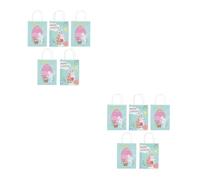 FRCOLOR 2 Juegos 2 Juegos De Bolsas De Pascua Bolsas De Fiesta De Primavera Bolsas De Dulces Bolsas De Golosinas Bolsas Para Guardar Dulces De Fiesta Bolsas De Papel Para 5 piezas * 2