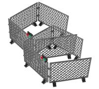 FRCOLOR 2 Juegos Accesorios Militares para Juguetes de Construcción y Escena de Valla para Mesa de Arena Material Seguro para DIY