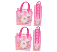 FRCOLOR 2 Juegos Bolsa De Conejo Easter Candy Decoración Pascua Mini Bolsas Bolsa De Botín Bolsas De Almacenamiento De Bocadillos Bolsas De Embalaje De Dulces Tela No Tejida 10 Uds * 2