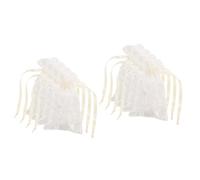 FRCOLOR 2 Juegos Bolsa De Joyería De Seda Bolsa Maquillaje Makeup Bag Bolsa Cotillón Esmaltes De Uñas Pinta Uñas Bolsas De Favor Con Cordón Pequeñas Bolsas De Joyería Satén 4 Uds * 2