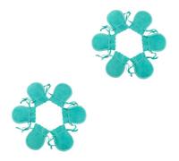 FRCOLOR 2 Juegos Bolsos De Lazo Monederos Bolso De La Bolsa Del Collar Mochilas De Cuerdas Bolsas De Joyería Bolsas De Calabaza Bolsas De Con Cordón Blue 6 Piezas * 2