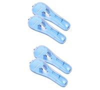 FRCOLOR 2 Juegos Caja De Almacenamiento Para Maquinillas De Afeitar Cortadora De Patas Raspador Recortadora Eléctrica Dispensador Adhesivo Afeitadoras Eléctricas 2 piezas * 2