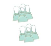 FRCOLOR 2 Juegos Caja De Flores Portátil Totalizador Mini Bolsas De Malla Para Bolsas De Ramo Transparentes De Bolsita Bolsos De Fiesta Bolsa De Dados Blue Papel Especial 4 Uds * 2