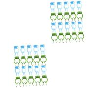 FRCOLOR 2 Juegos Clip Corrector De Nariz Clips De Nariz De Natación Clip De Hemorragias Nasales Clip Nasal Para Roncar Tapones De Hemorragia Nasal Tapón Nasal Portátil Pompón 20 Piezas * 2