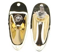 FRCOLOR 2 juegos Conector Jack para Guitarra Eléctrica de Accesorio Profesional para Repuesto de de Sonido Color Dorado