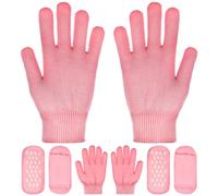 FRCOLOR 2 Juegos De Calcetines Hidratantes De Spa Guantes Calcetines Hidratantes Terapéuticos Removedores De Pies Cuidado De La Piel De Las Manos Suaves Y Lisos.
